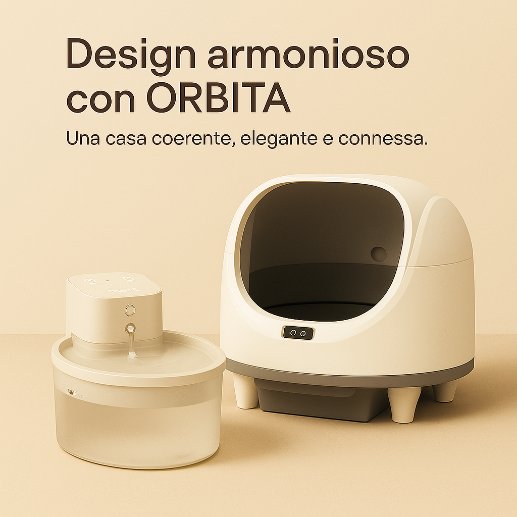 ORBITA Flow — Fontana automatica connessa per gatti