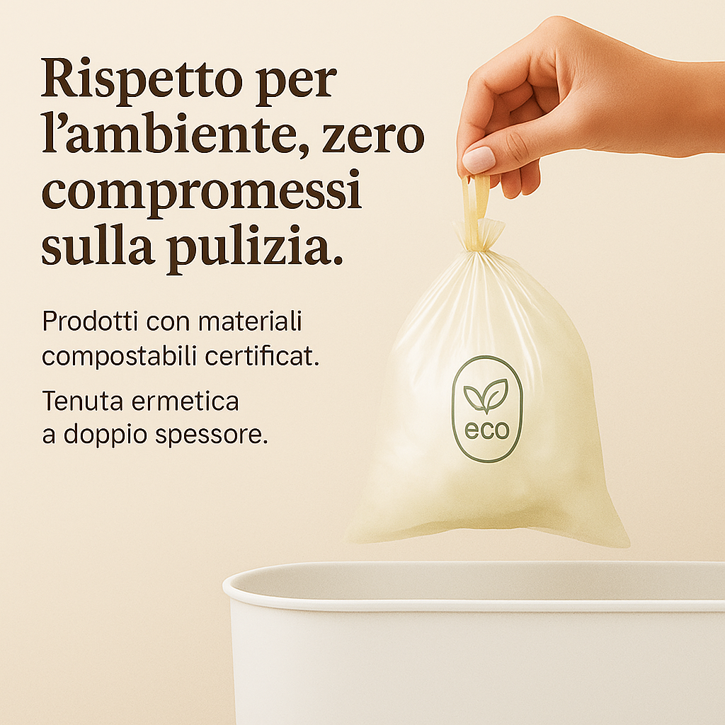 ORBITA Care — Ricariche di sacchetti biodegradabili e filtri a carbone per lettiera automatica