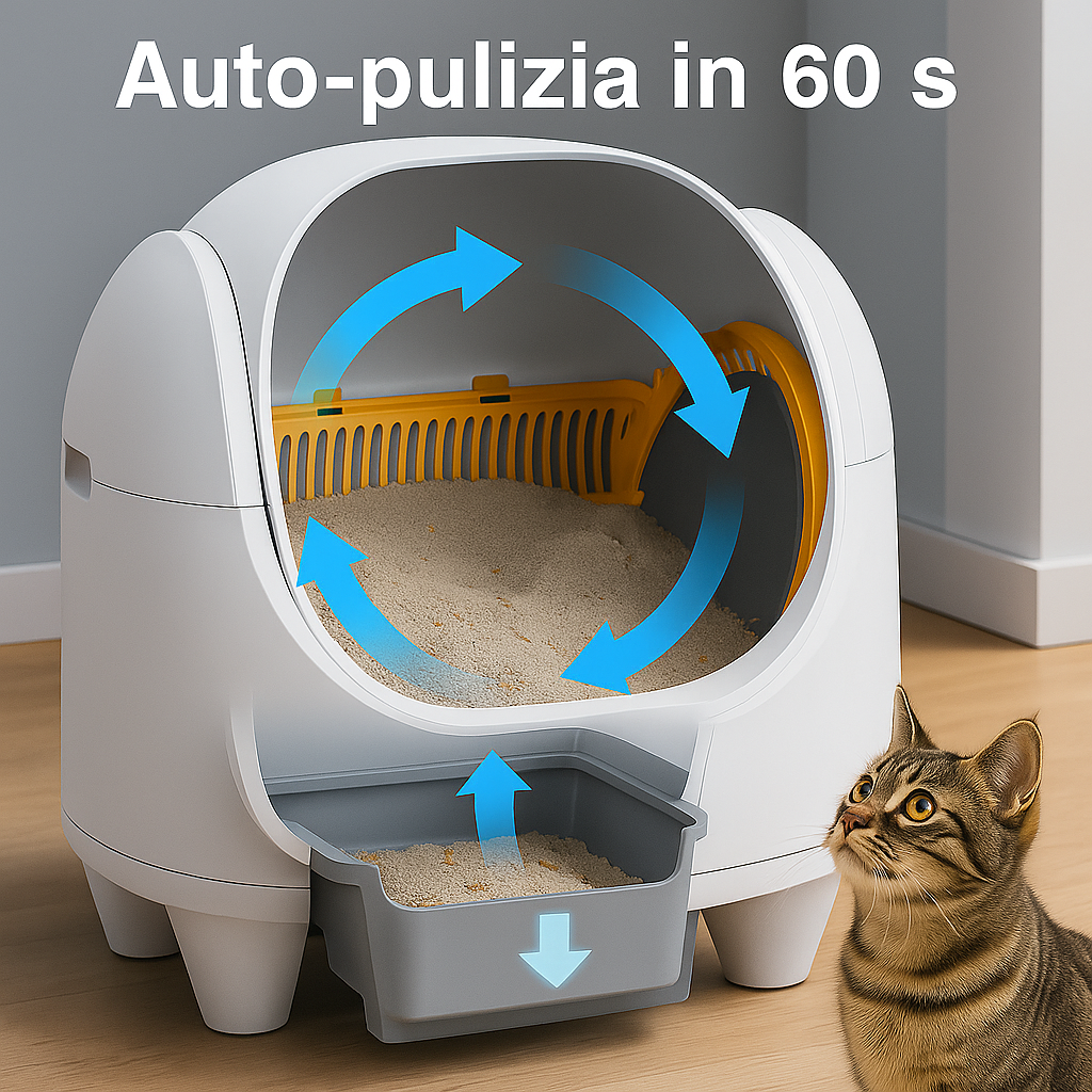 ORBITA — Lettiera automatica connessa e anti-odore per gatti